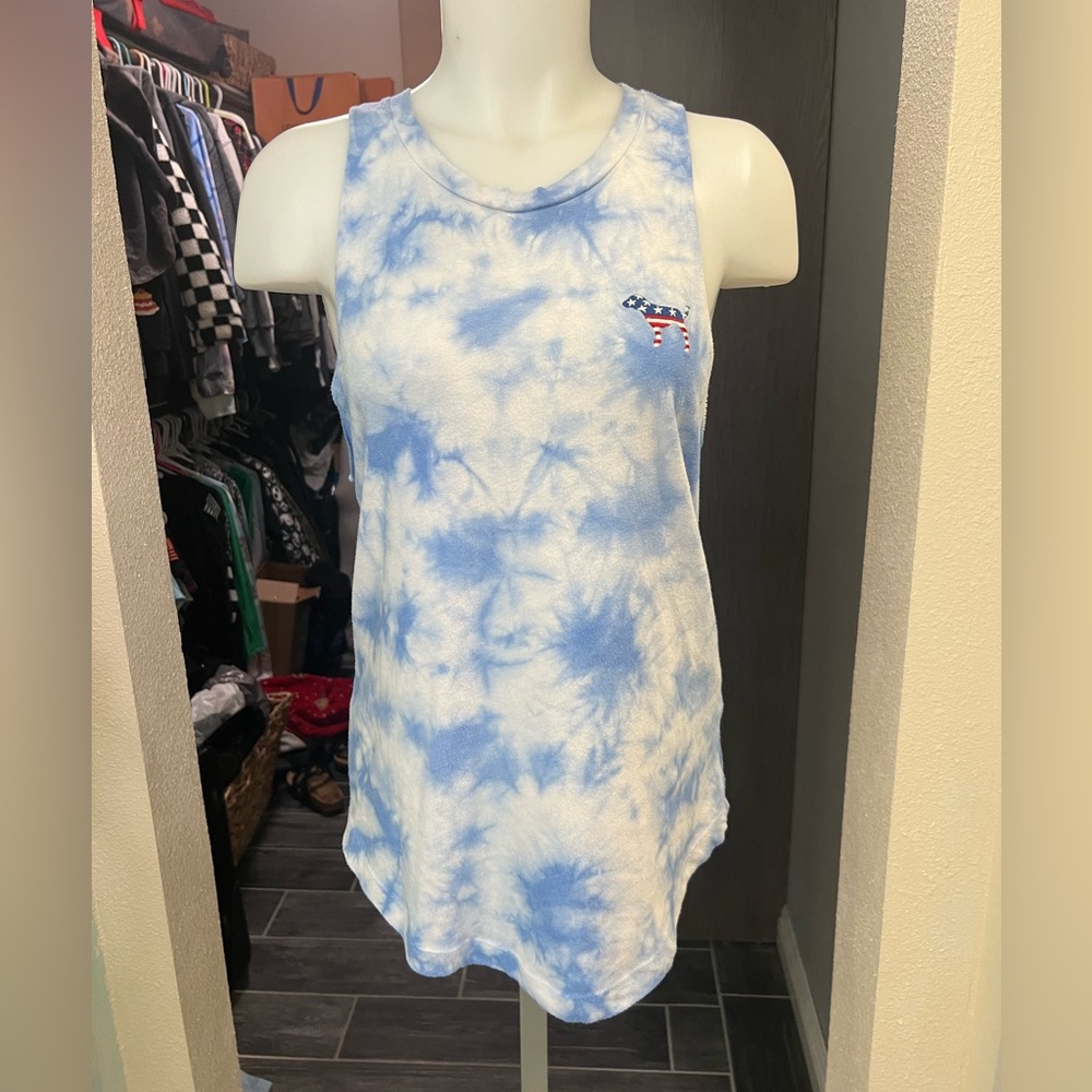 PINK VS Red, White, & Blue Muscle Tee